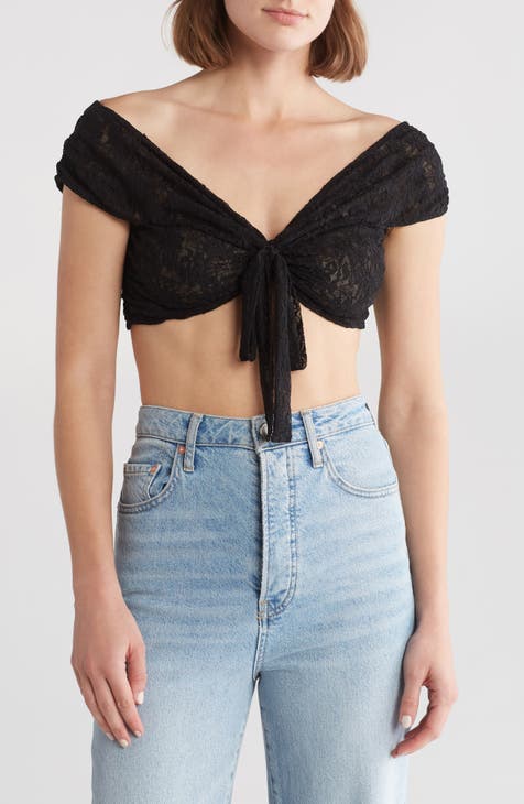 Luna Off the Shoulder Crop Top