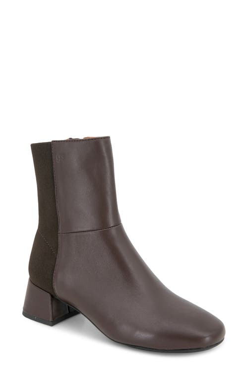 Shop Gentle Souls By Kenneth Cole Eileen Bootie In Chocolate Leather