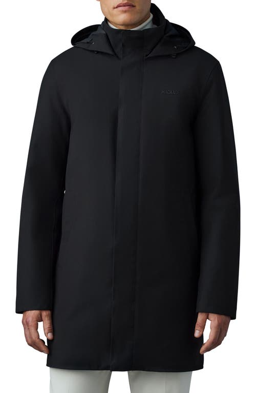 Mackage Roland City Water Resistant & Windproof 800 Fill Power Down Parka Black at Nordstrom,