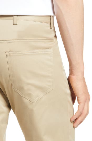 Berle Men's Flat Front Linen Dress Pants