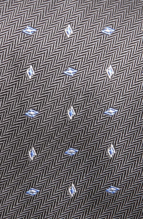 DAVID DONAHUE DAVID DONAHUE NEAT SILK BLEND TIE 