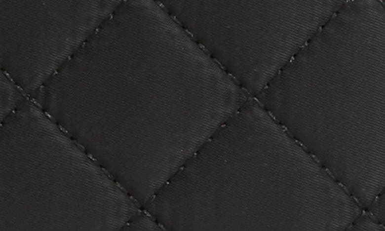 Shop Moschino Quilted Nylon Crossbody Bag In Fantasy Print Black