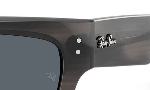 Ray Ban Ray-ban 63mm Pillow Sunglasses In Brown Striped Green