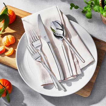 Zwilling J.A. Henckels Twin Flatware Set, Stainless Steel - 45 count