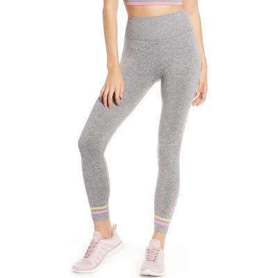 Soul By Soulcycle Seamless Skull Jacquard Tights, Grey