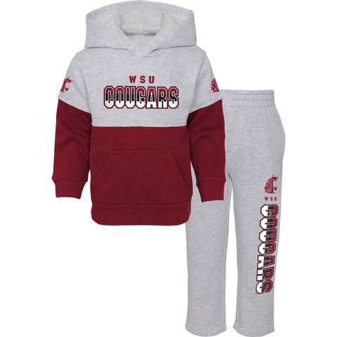 Outerstuff Youth Brown/Heather Gray Cleveland Browns Double Up Pullover Hoodie & Pants Set Size: Large