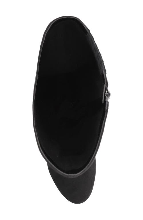 Bella Vita Rima Knee High Boot In Black Suede