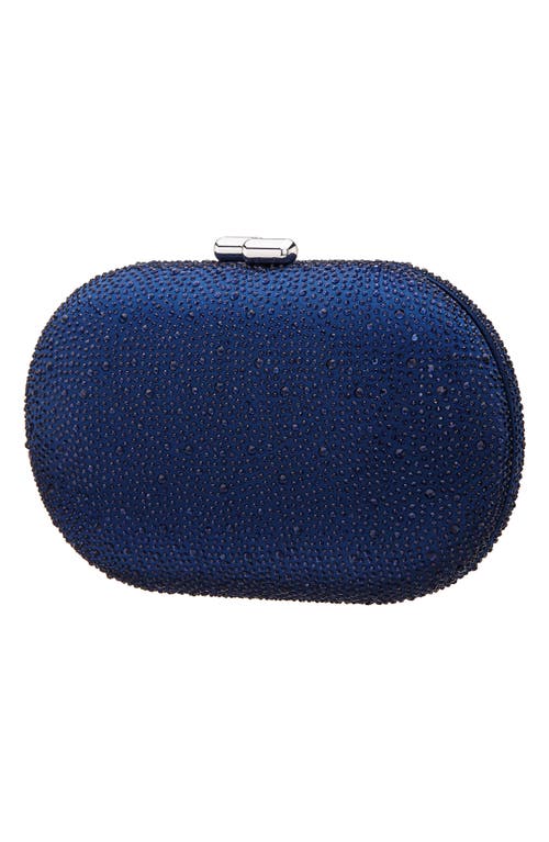 Shop Nina Dally Embellished Clutch In New Navy