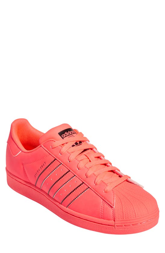 adidas original superstar metal toe orange