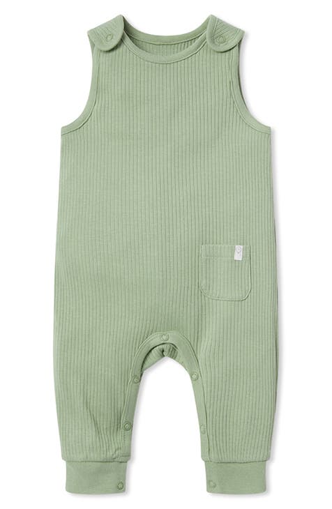Ribbed Fitted Overall Romper (Baby)