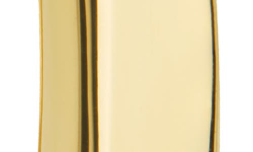 Sterling Forever Annika Polished Square Huggie Hoop Earrings In Gold
