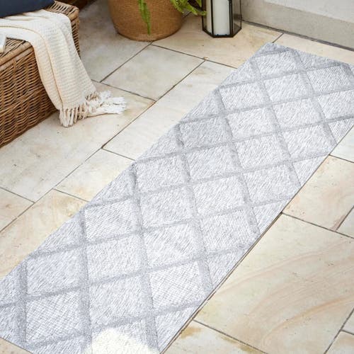 JONATHAN Y JONATHAN Y SALINES DIAMOND TRELLIS INDOOR/OUTDOOR AREA RUG