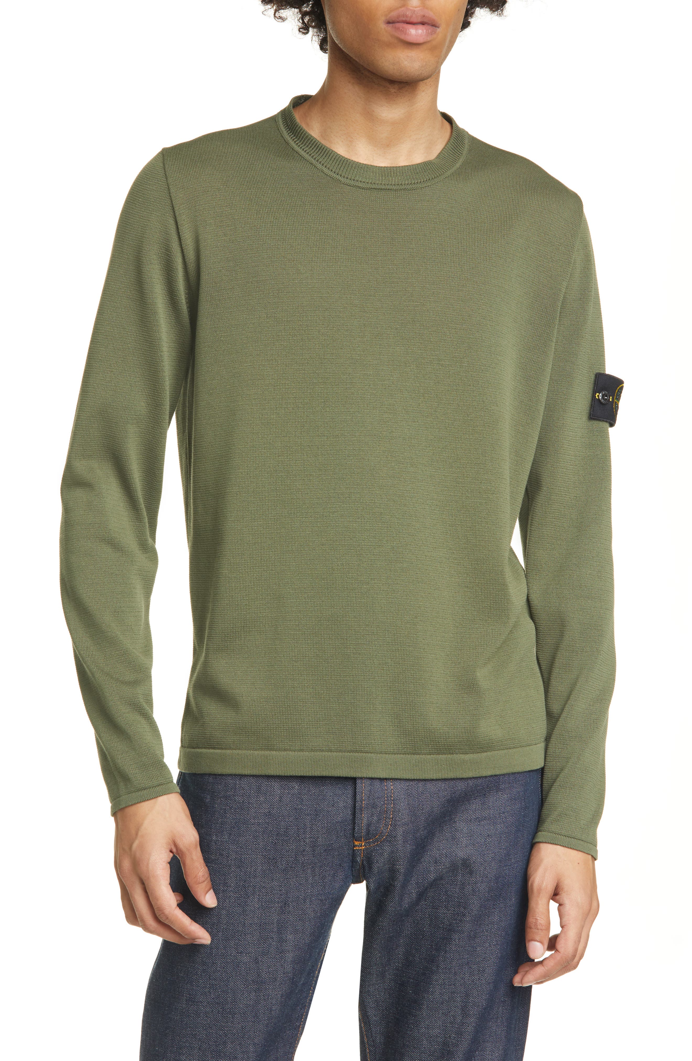 stone island crewneck sweater