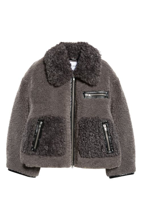 Stand Studio Joanne Grey Jacket In Smoke Grey
