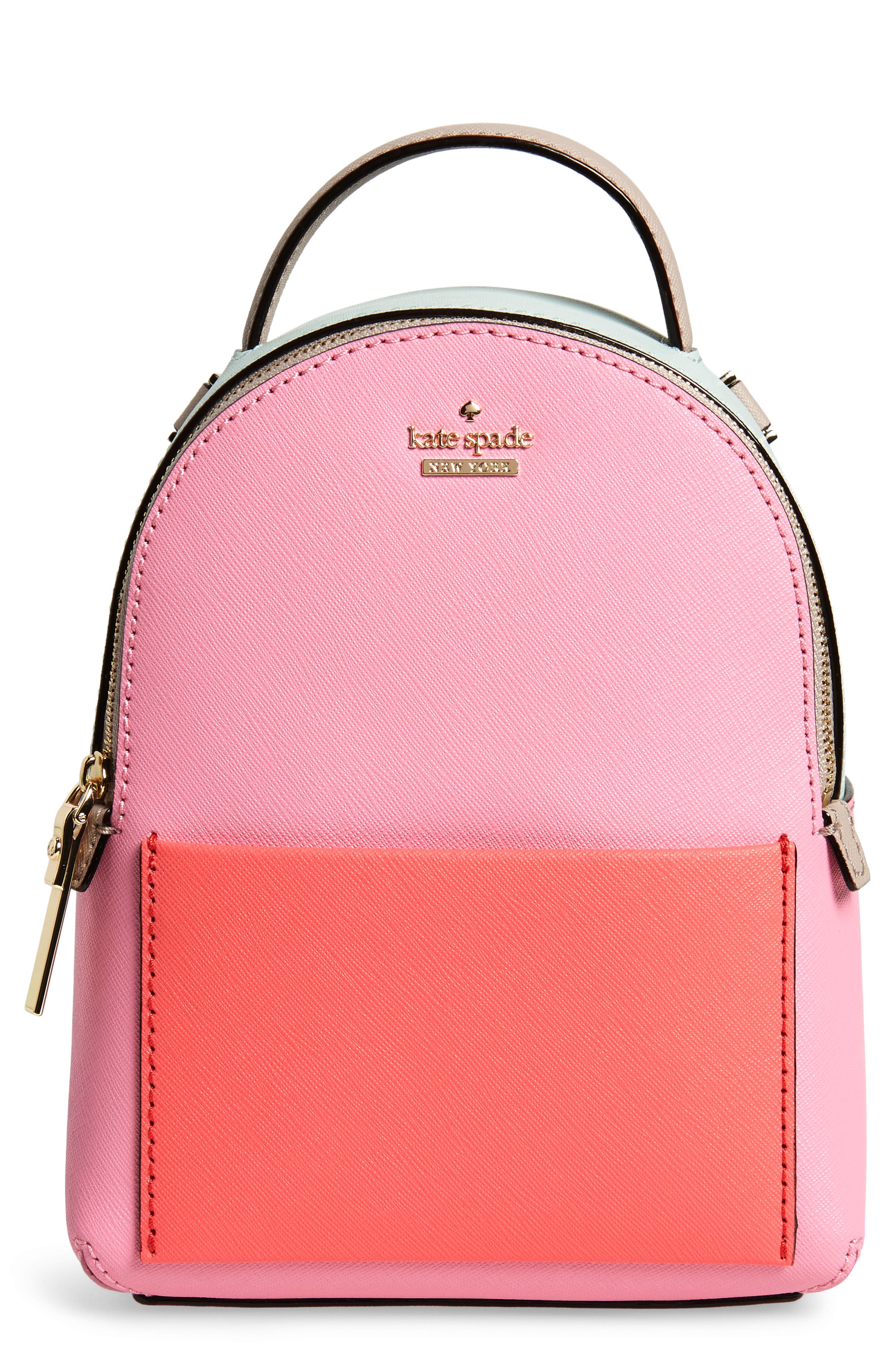 kate spade mini leather backpack