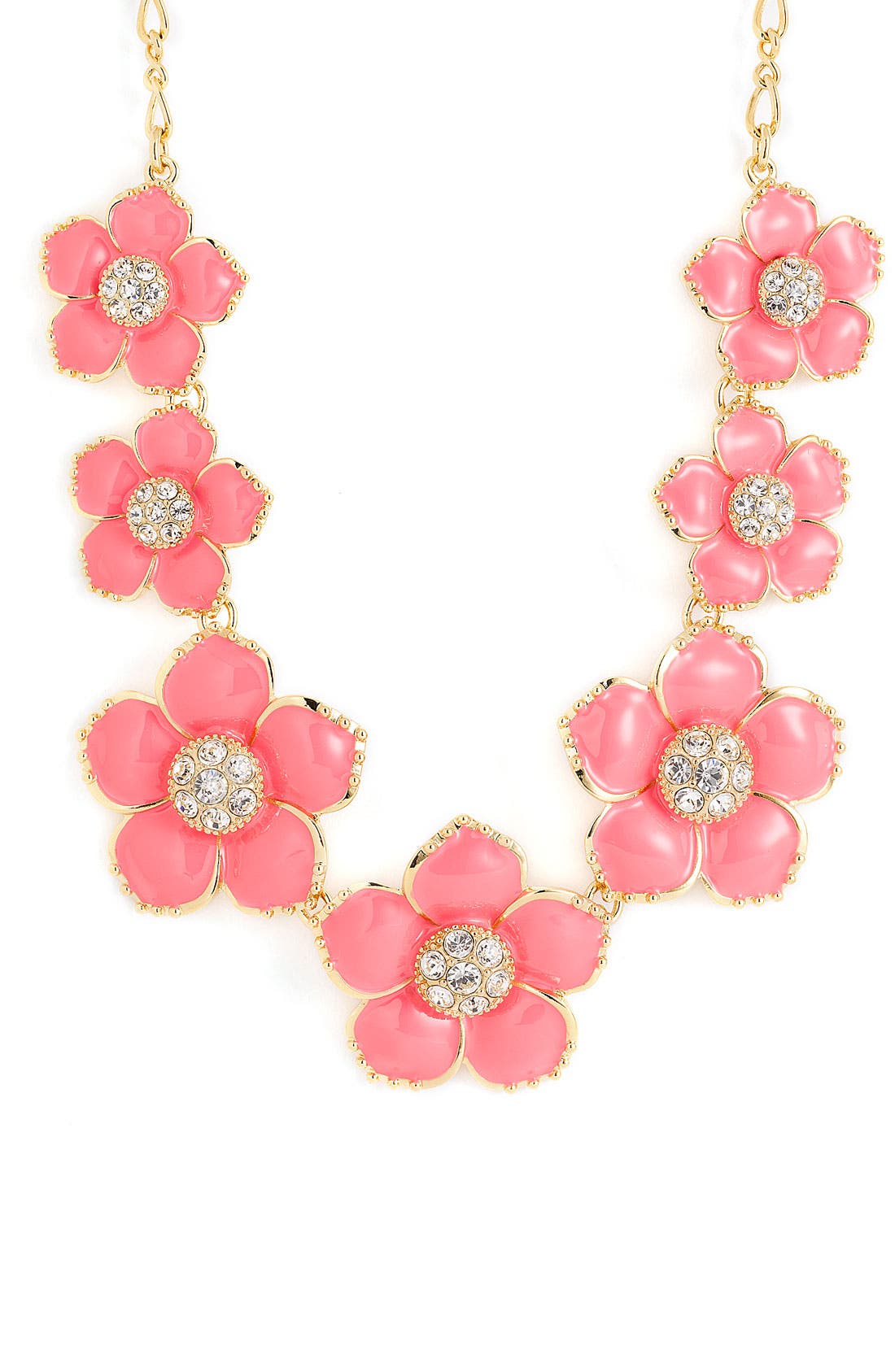 kate spade new york 'enamel garden' floral necklace Nordstrom