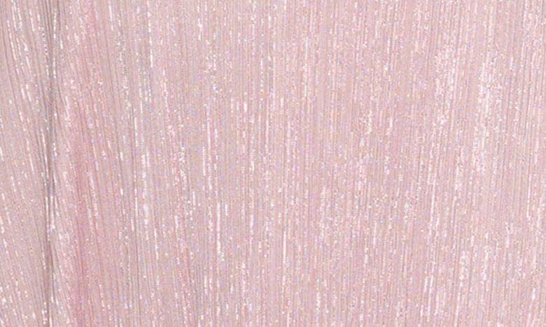 Kensie Shimmer Surplice V-neck Maxi Dress In Pink