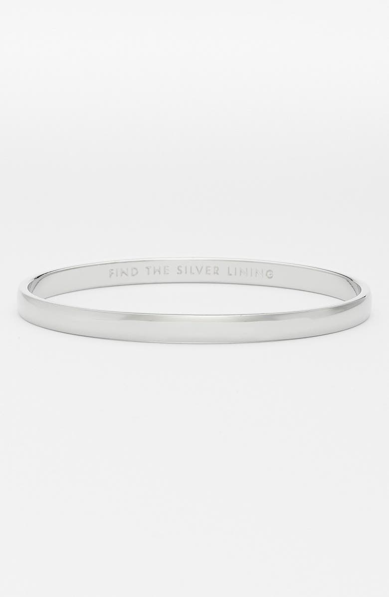 Kate Spade New York 'idiom - find the silver lining' bangle | Nordstrom