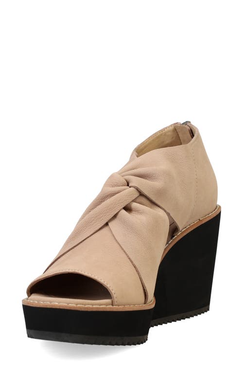 Shop Eileen Fisher Raja Platform Wedge Sandal In Stone