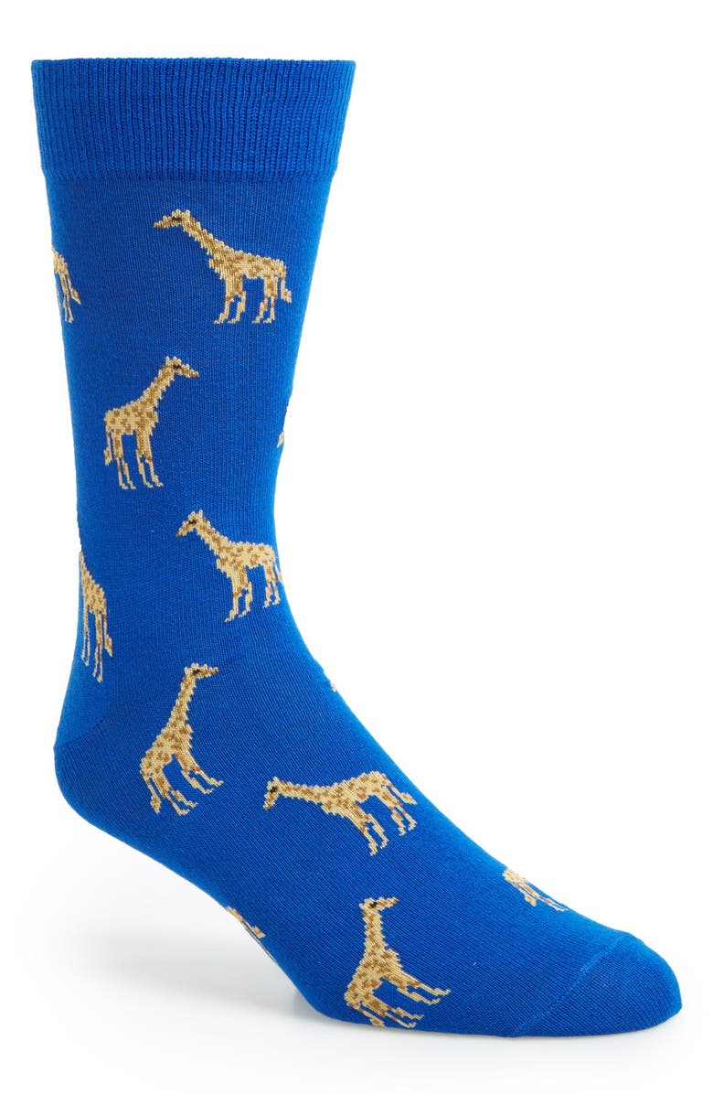 Topman Giraffe Pattern Socks | Nordstrom