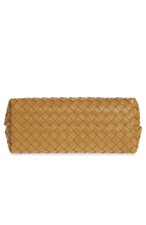 Bottega Veneta Medium Andiamo Intrecciato Shoulder Bag In Dark Praline