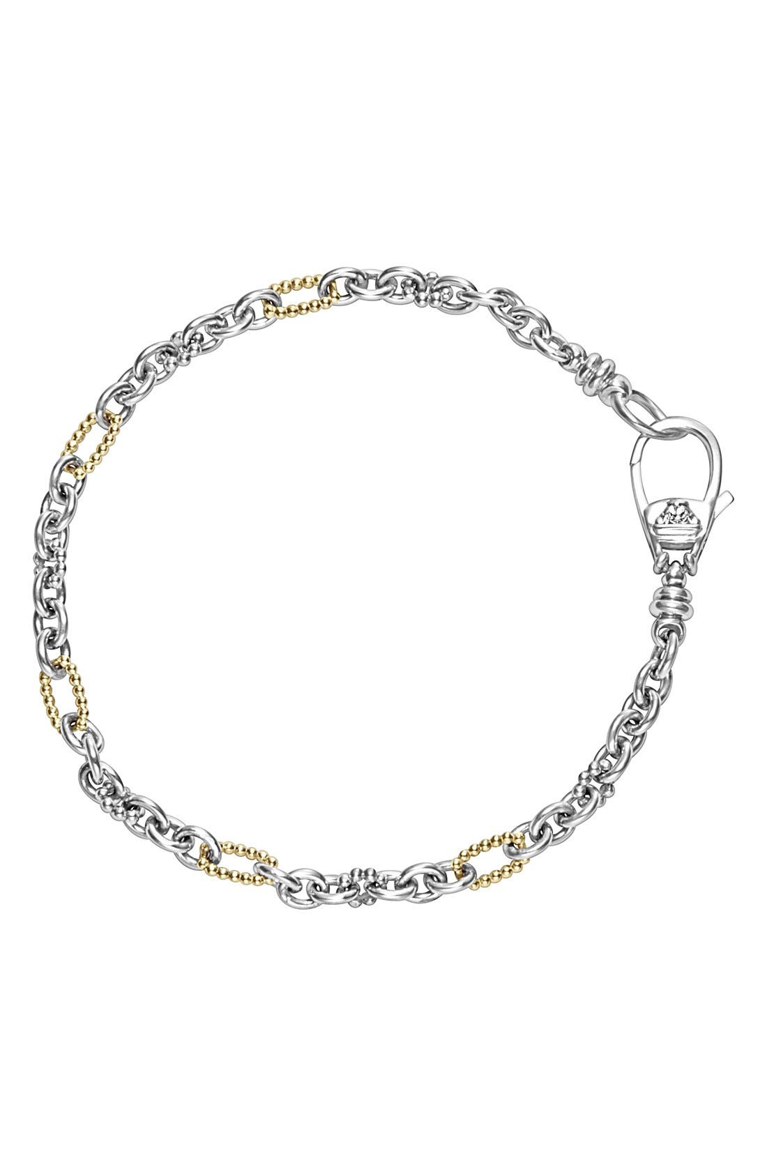 LAGOS 'Link' Mixed Link TwoTone Bracelet Nordstrom