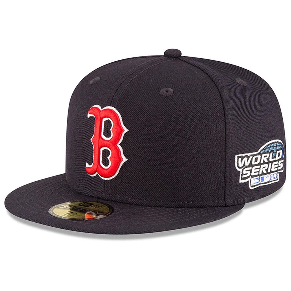 red sox side patch fitted