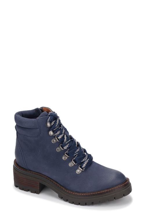 Gentle Souls Signature Brooklyn Lace-Up Boot in Pageant Blue