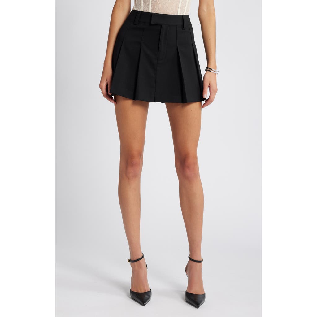 OPEN EDIT OPEN EDIT PLEATED A-LINE MINISKIRT