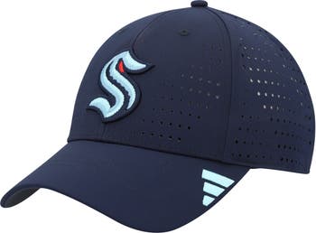 Seattle Kraken adidas Color Pop Trucker Adjustable Hat - Blue