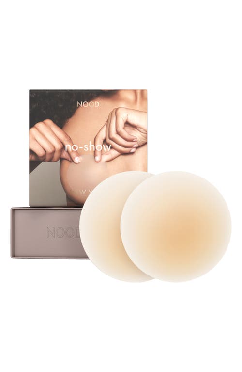 No-Show Reusable Round Nipple Covers in No.3 Buff