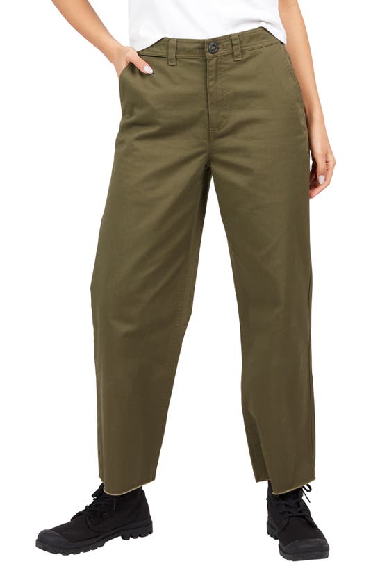Volcom Thisthatthem Wide Leg Skate Pants In Military