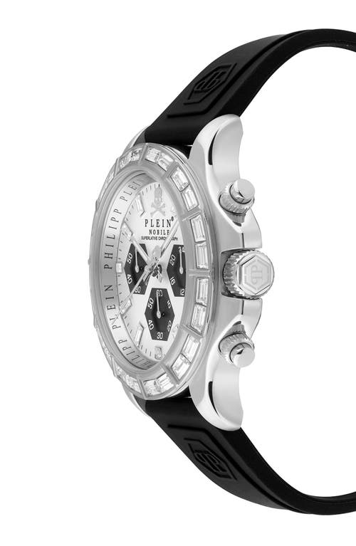 Philipp Plein Nobile Racing Chronograph Watch In Stainless Steel