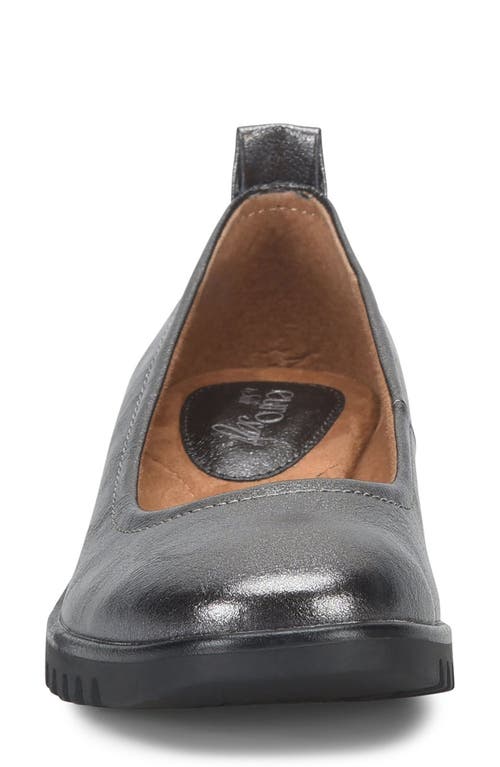 Eurosoft Darcie Wedge Flat In Pewter