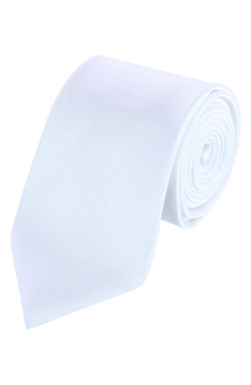 Trafalgar Sutton Sold Silk Tie In White