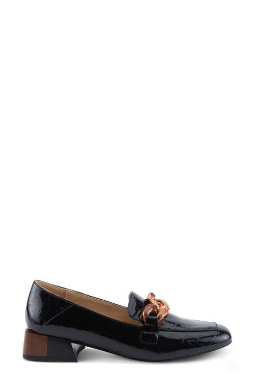 Azura By Spring Step Baldwin Loafer Pump In Black Patent