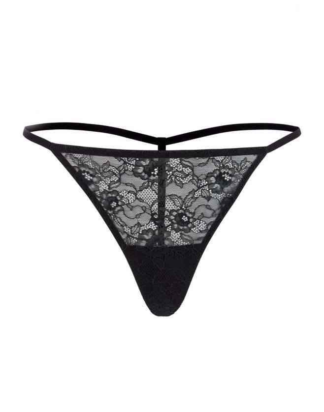 Shop Adore Me Lynn G-string Panties In Black