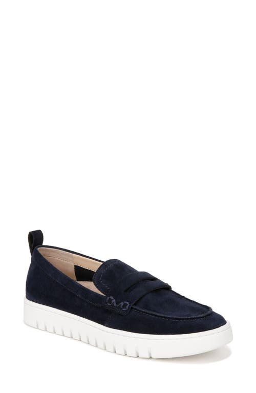 Uptown Hybrid Penny Loafer (Women) - Wide Width Available in Navy/White