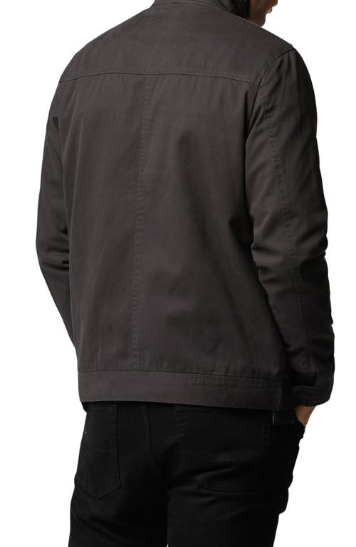 Rodd & Gunn Armitage Cotton Twill Harrington Jacket In Pewter