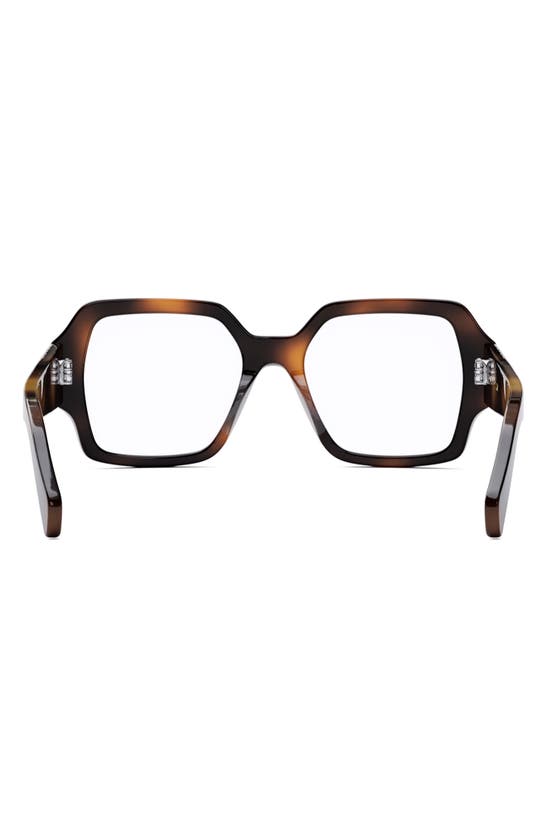 CELINE CELINE TRIOMPHE 52MM SQUARE READING GLASSES