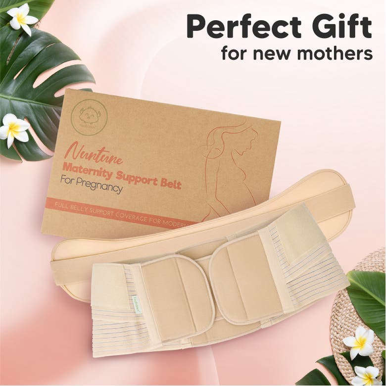 Keababies Nurture 2-in-1 Maternity Support Belt In Classic Ivory