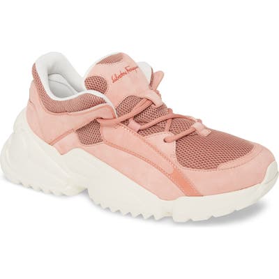 Salvatore Ferragamo Skylar Sneaker - Pink