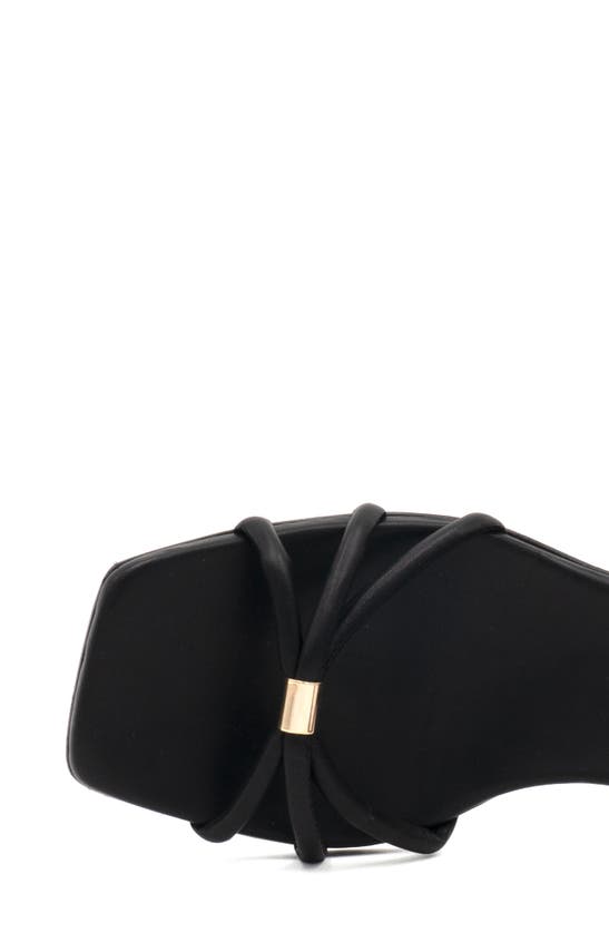 Amalfi By Rangoni Manchester Ankle Strap Sandal In Black Parmasoft