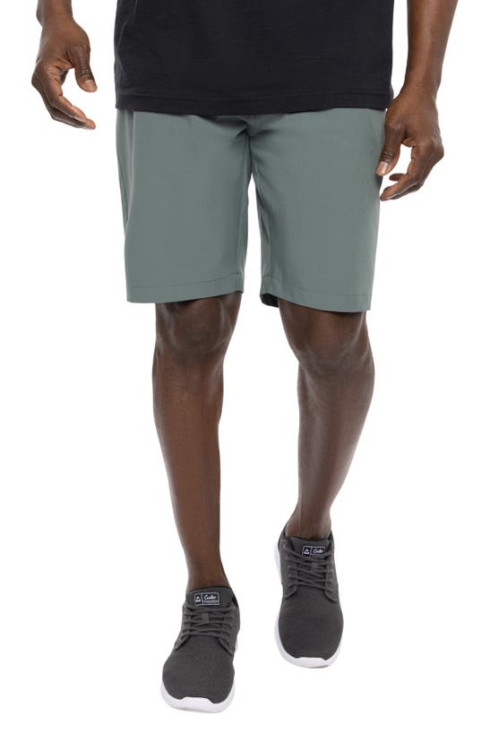 Shop Travismathew Wanderlust Chino Shorts In Balsam Green