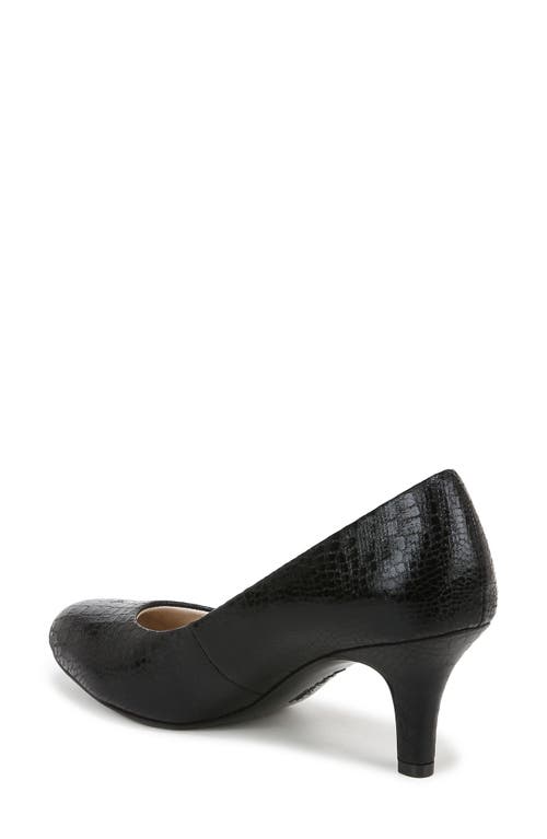 Shop Lifestride Parigi Pump In Black Crackle