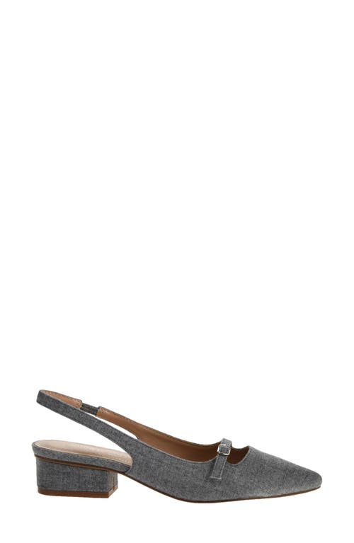 Chinese Laundry Maude Slingback Pointed Toe Pump In Grey