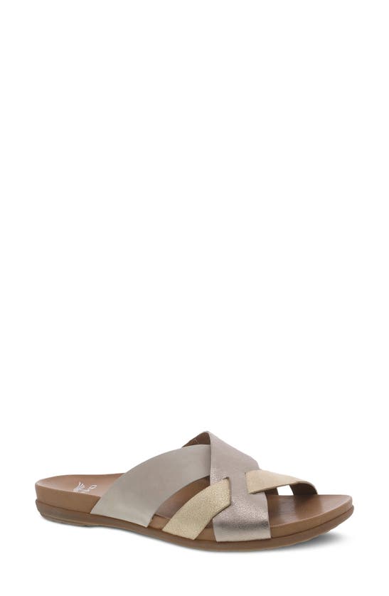 Dansko Joanna Slide Sandal In Sand Multi | ModeSens