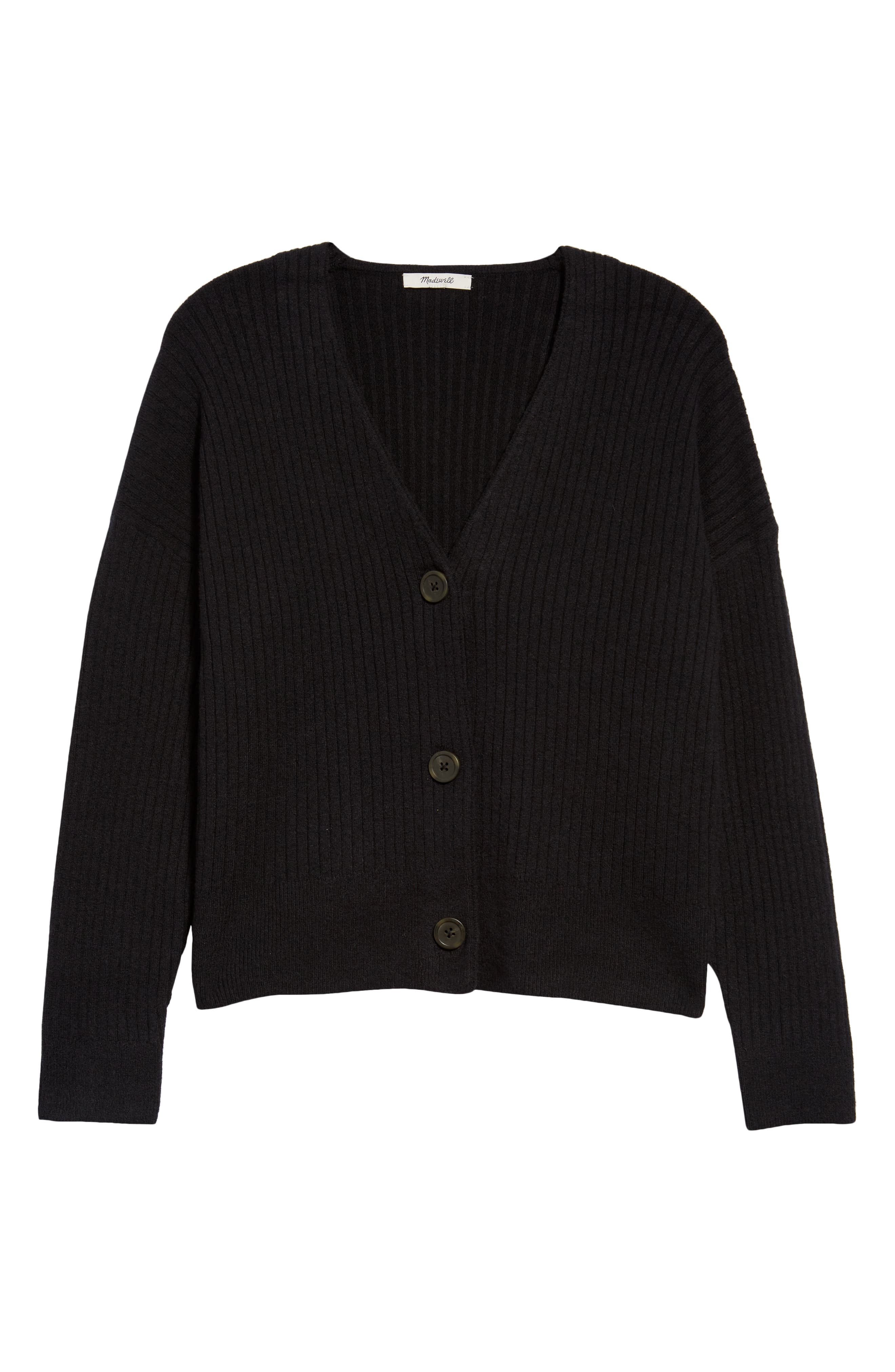 Lock Slit Layered Merino Wool Sweater in Black/Black at Nordstrom Nordstrom Women Clothing Sweaters Cardigans Boleros 