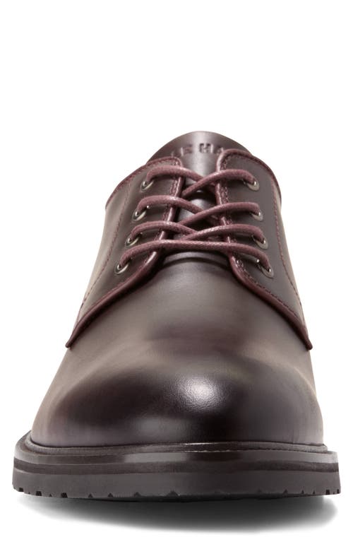 Shop Cole Haan Berkshire Lug Water Resistant Derby In Ch Bloodstone/brow