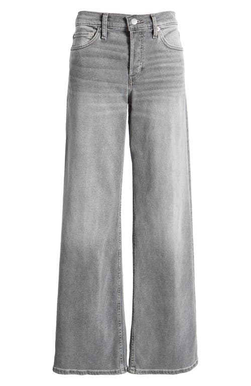 Shop Re/done Mid Rise Wide Leg Jeans In Grigio